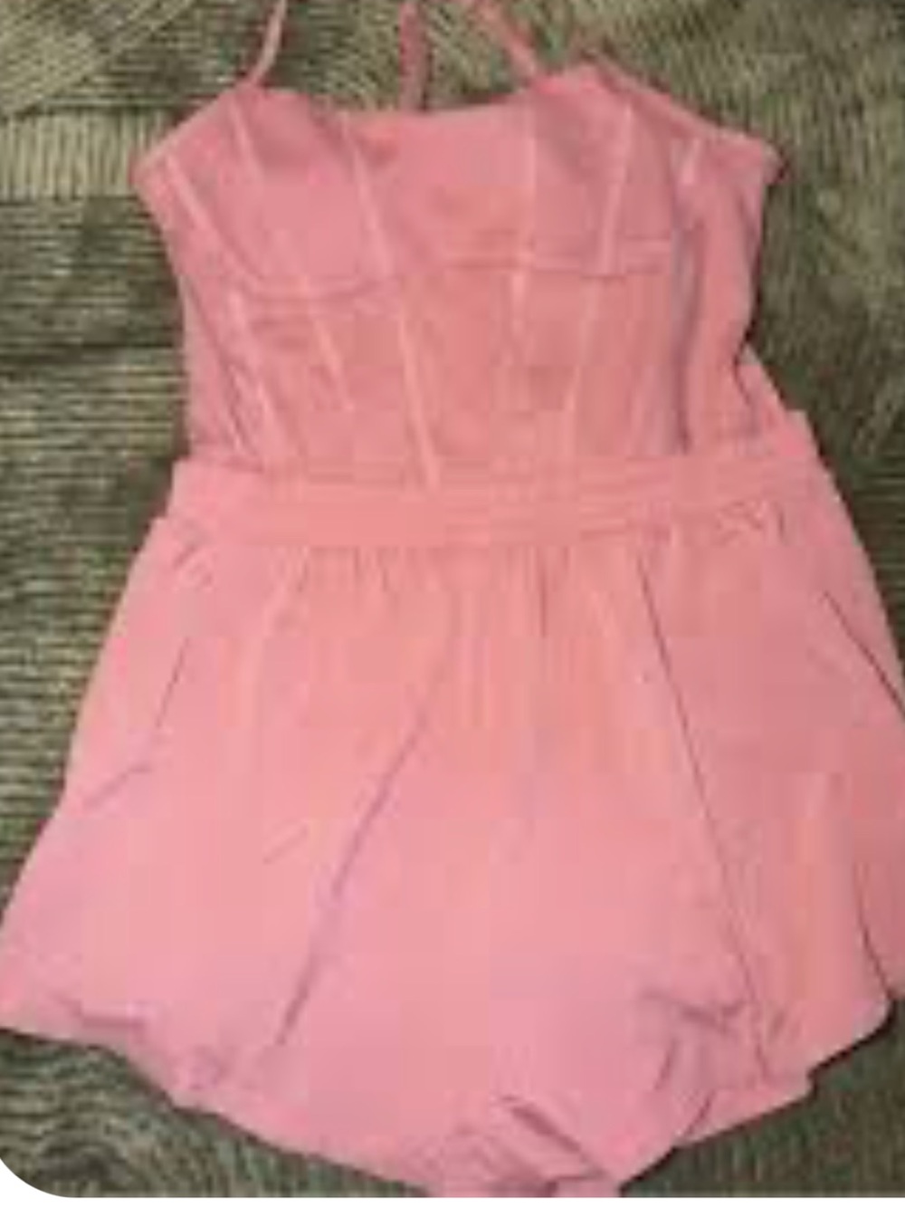 NWOT PINK Victoria's Secret women Light Pink Strappy Romper